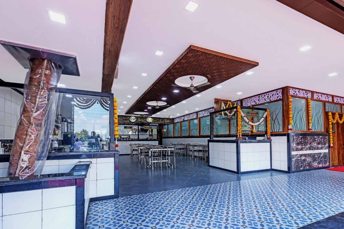 modern restaurant kitchen interior